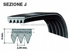 řemen 1232 J5 černý