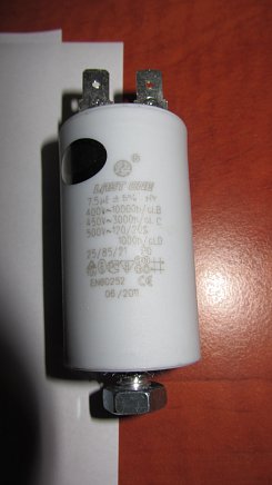 Kondenzátor 7,5 uf, SC1141, 450-500 V