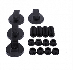 sada univer. knoflíků černá